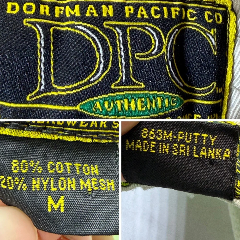 DPC Dorfman Pacific Bucket Hat Mens M Gray Mesh Crown Safari Fisherman Vented